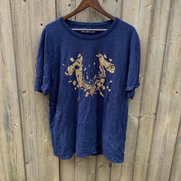 True Religion BIG LOGO T Shirt XXXL - Picture 2 of 3